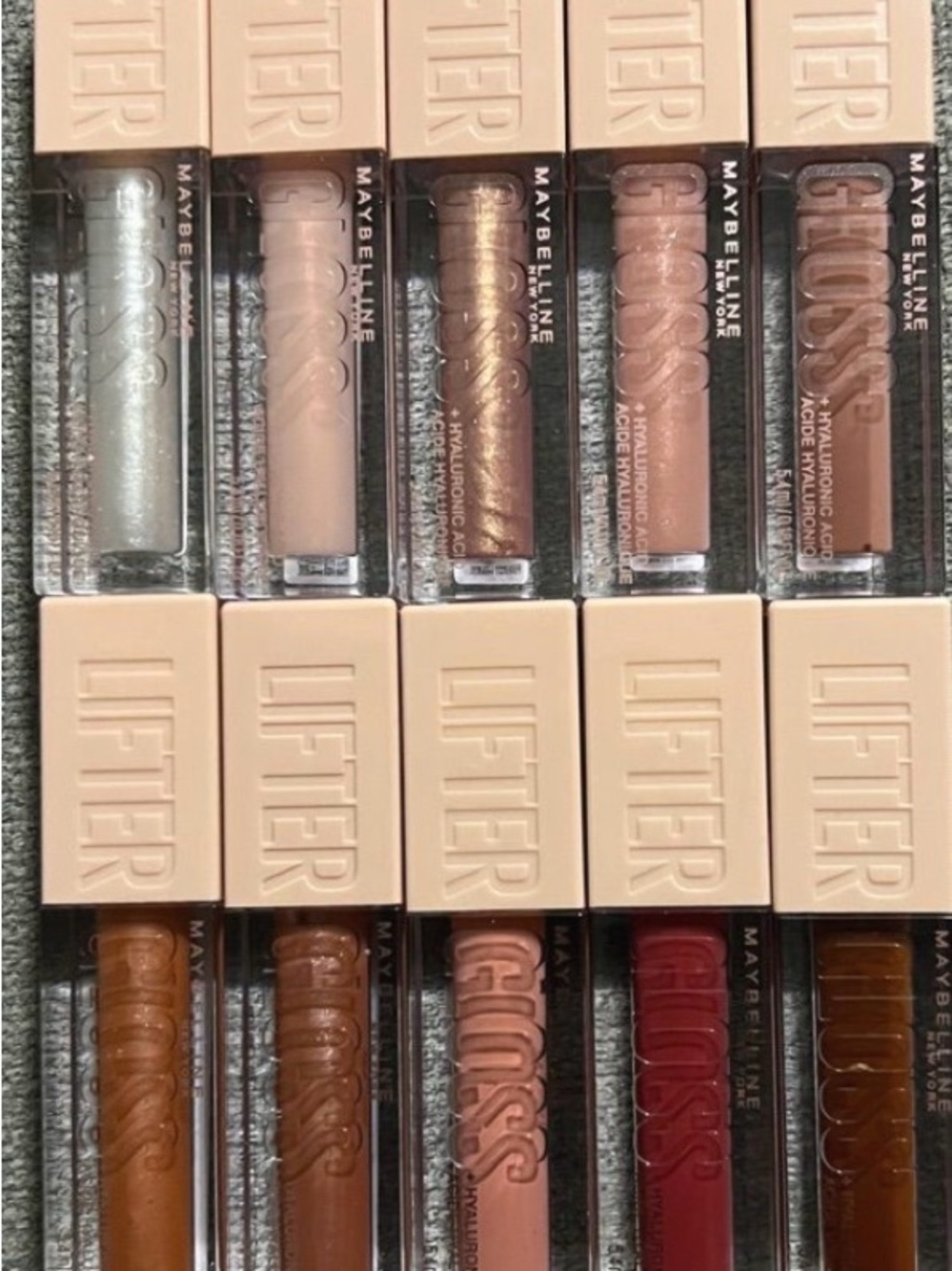 Maybelline Lifter Gloss Hydrating Lip Gloss - Assorted colors NWT LOT OF 25
